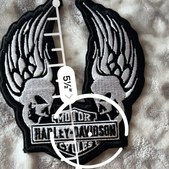 Harley Davidson wings up patch - Picture 3 of 4